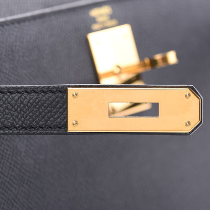 Hermes Epsom Kelly Sellier 28 Black 12 of 37