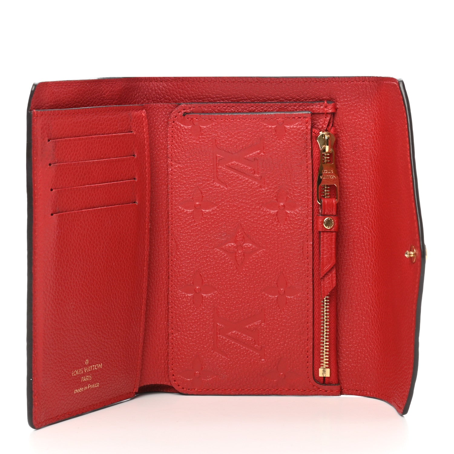 Louis Vuitton Empreinte Compact Curieuse Wallet Cherry 5 of 7