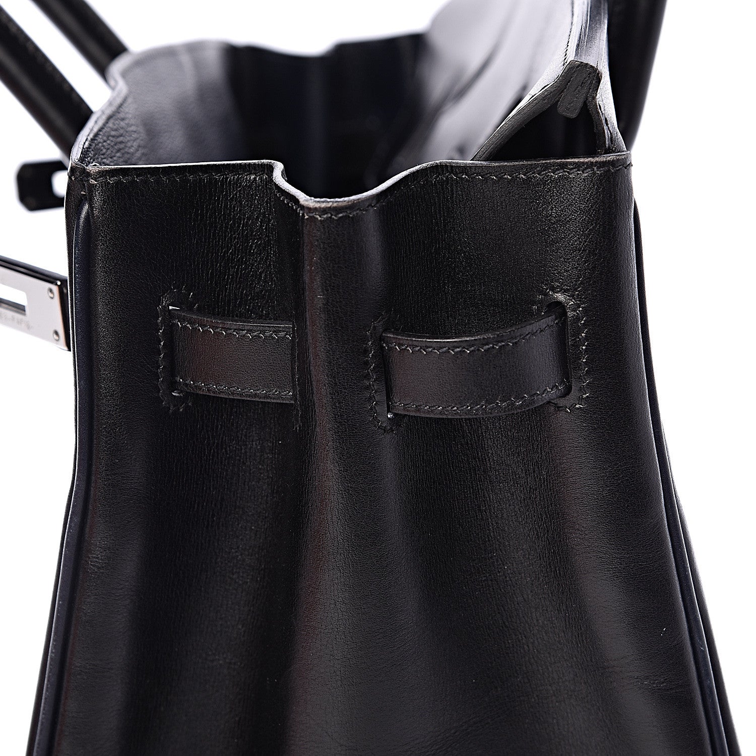 Hermes Box Birkin 35 Black Bleu Marine 14 of 42