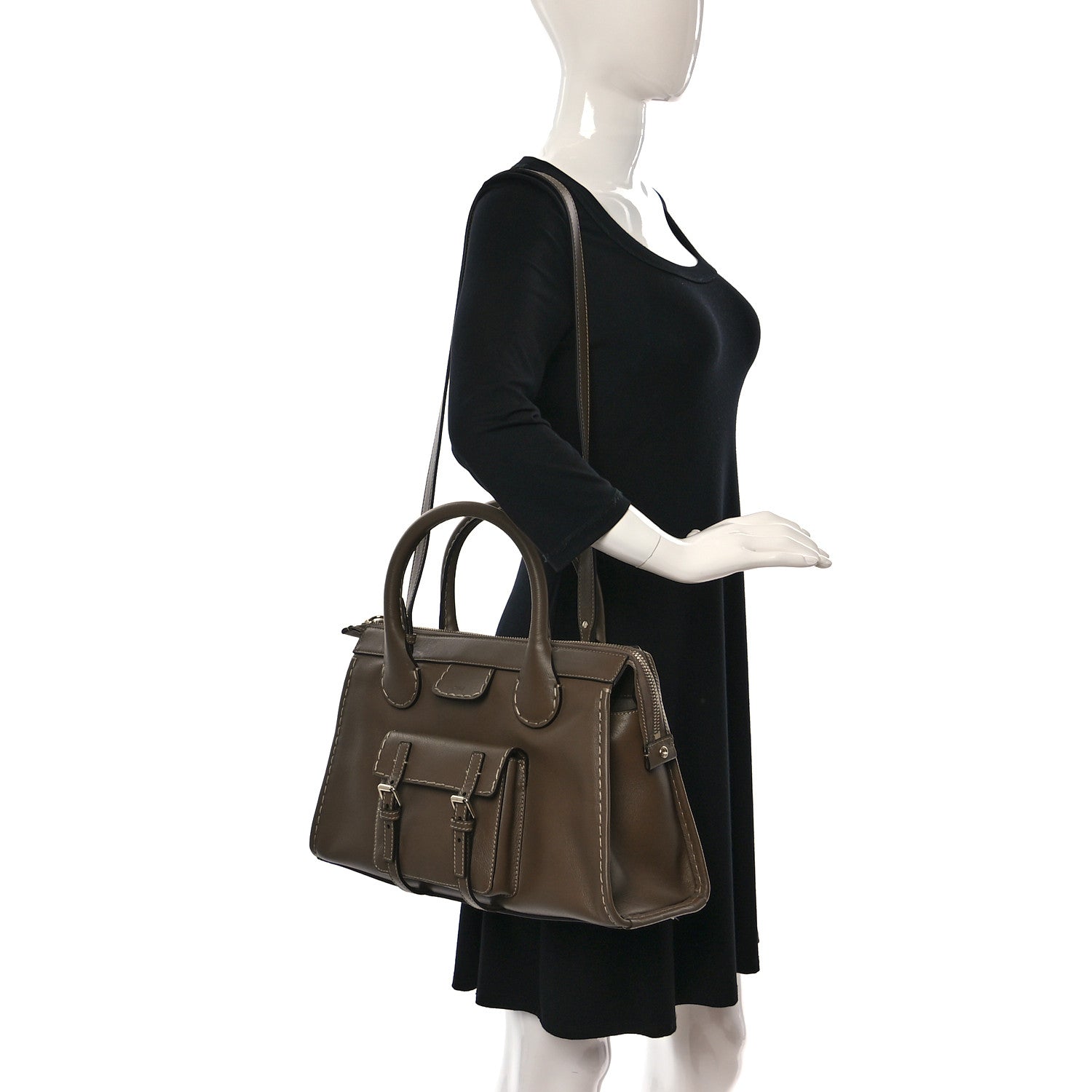 Chloe Buffalo Medium Edith Army Green 2 of 8