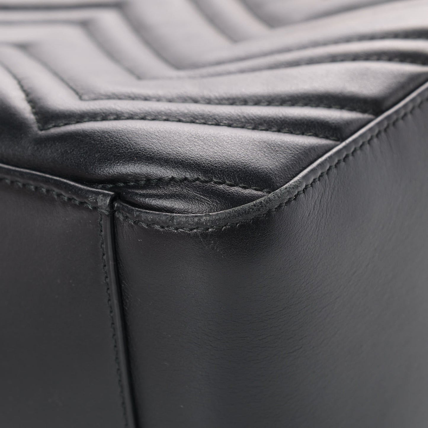 Calfskin Matelasse GG Marmont Dome Backpack Black