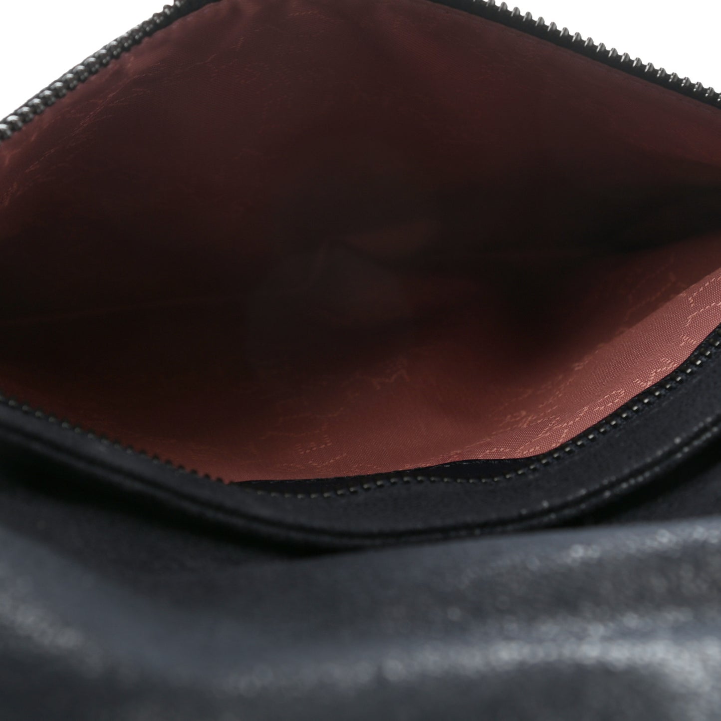 Shaggy Deer Falabella Fold Over Clutch Navy Blue
