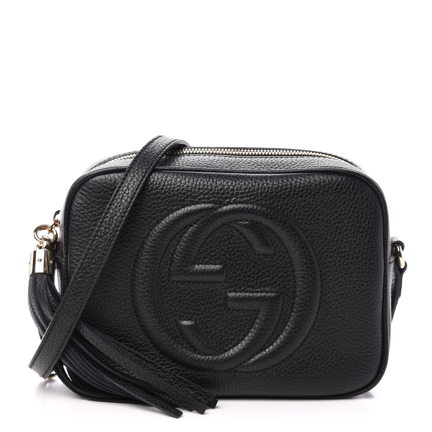 Gucci Pebbled Calfskin Small Soho Disco Bag Black 1 of 12