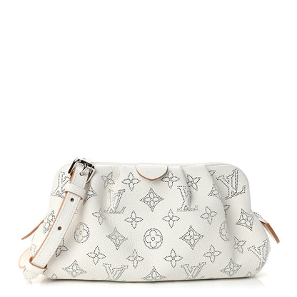 Louis Vuitton Mahina Scala Mini Pouch Snow White Arizona Beige 1 of 8