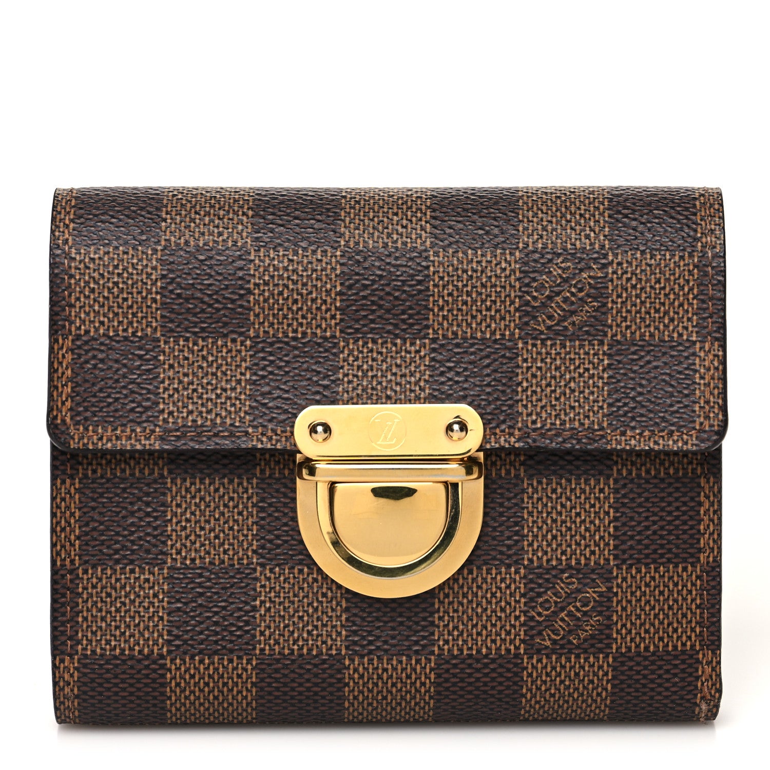 Louis Vuitton Damier Ebene Koala Compact Wallet 1 of 9
