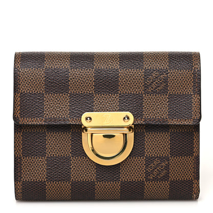 Louis Vuitton Damier Ebene Koala Compact Wallet 1 of 9