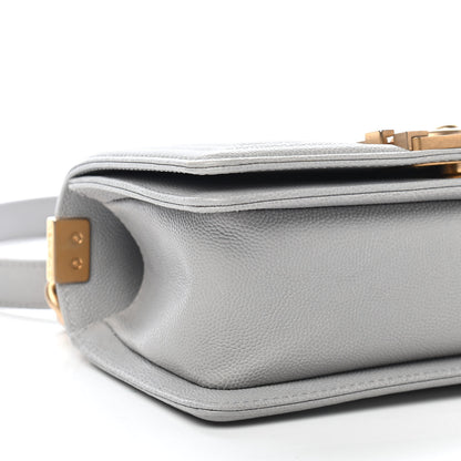 Chanel Caviar Quilted Small Boy Flap Grey 8 of 9
