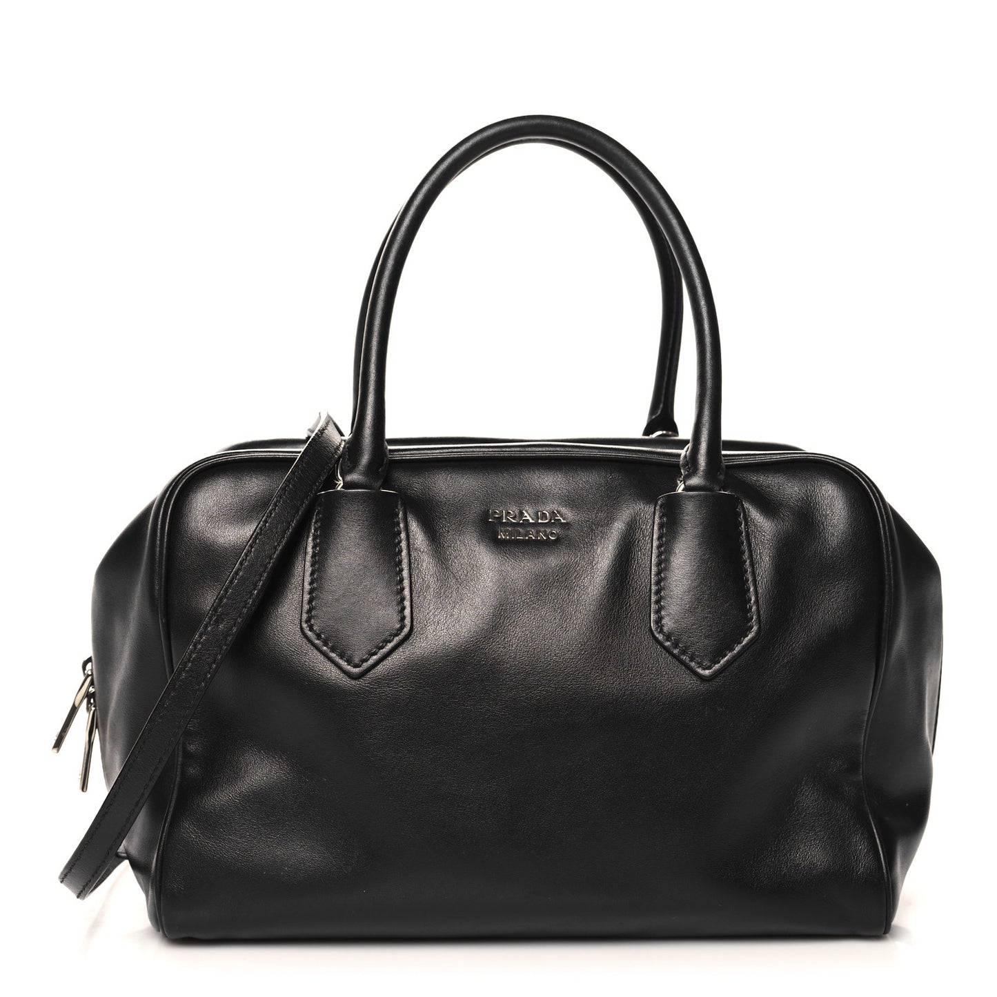 Soft Calf Medium Inside Tote Black Turchese