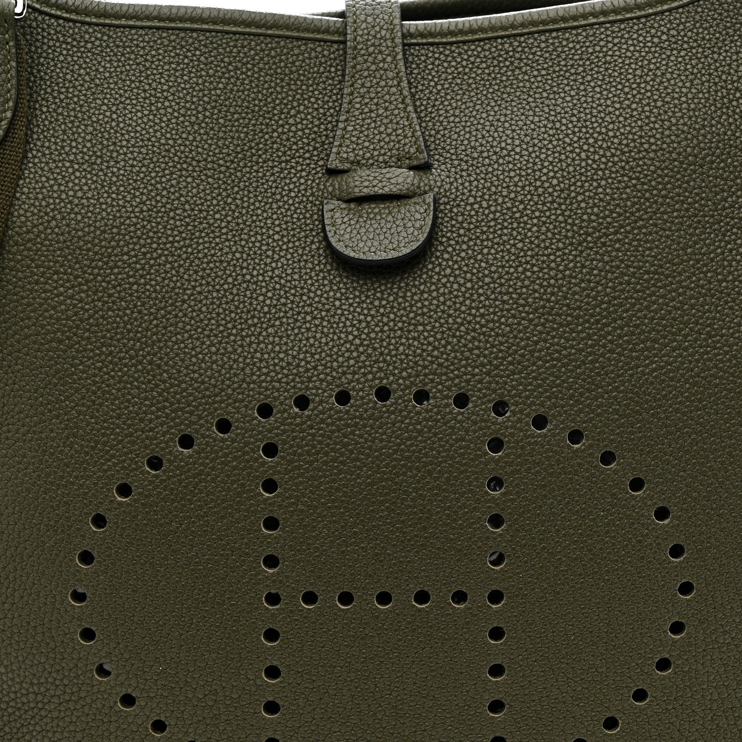 Hermes Taurillon Maurice Evelyne III PM Vert Olive 8 of 11