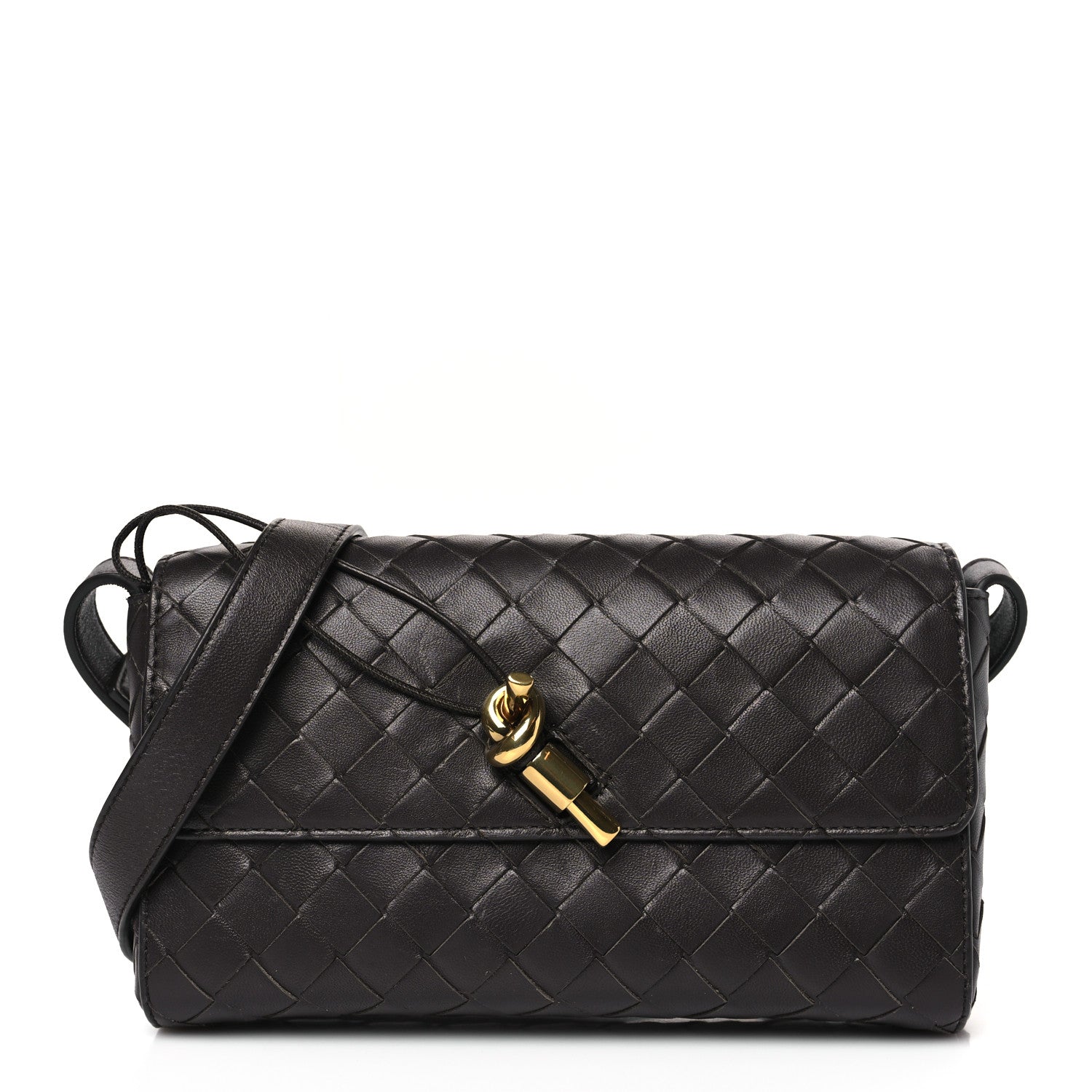 Bottega Veneta Nappa Intrecciato Andiamo Shoulder Bag Fondant 1 of 9