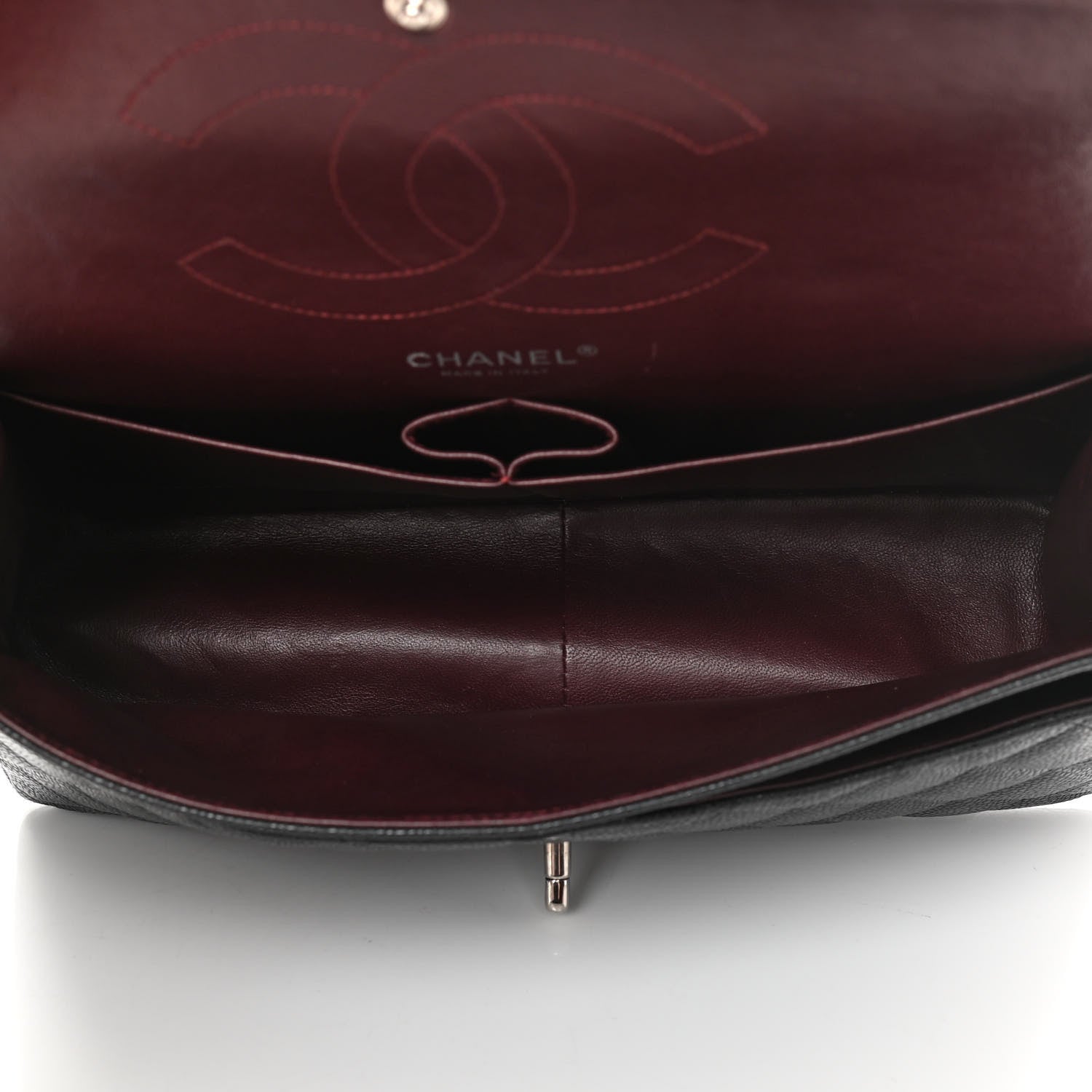 Chanel Caviar Quilted Jumbo Double Flap Black 5 of 14