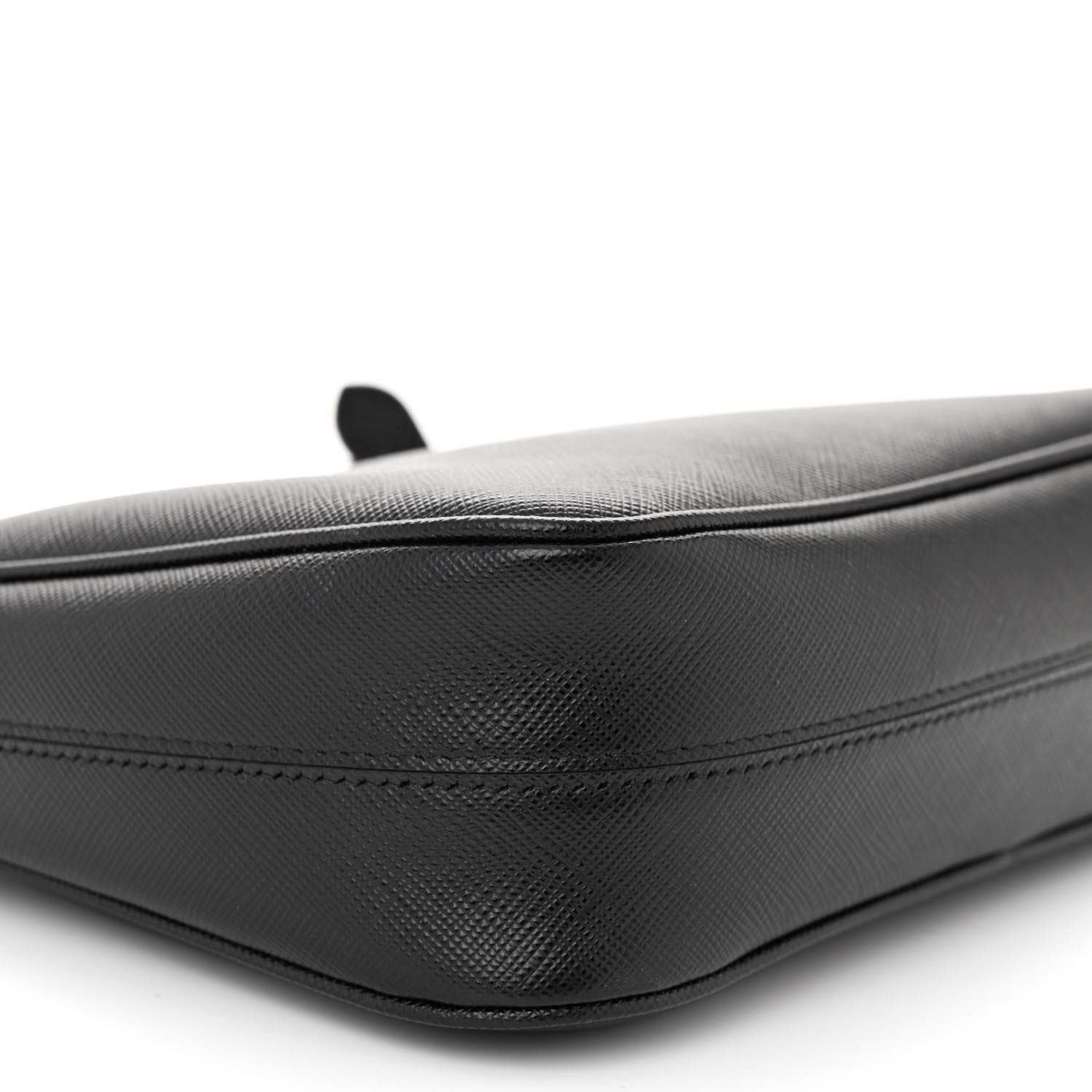 Prada Saffiano Lux Re-Edition 2005 Shoulder Bag Black 10 of 11