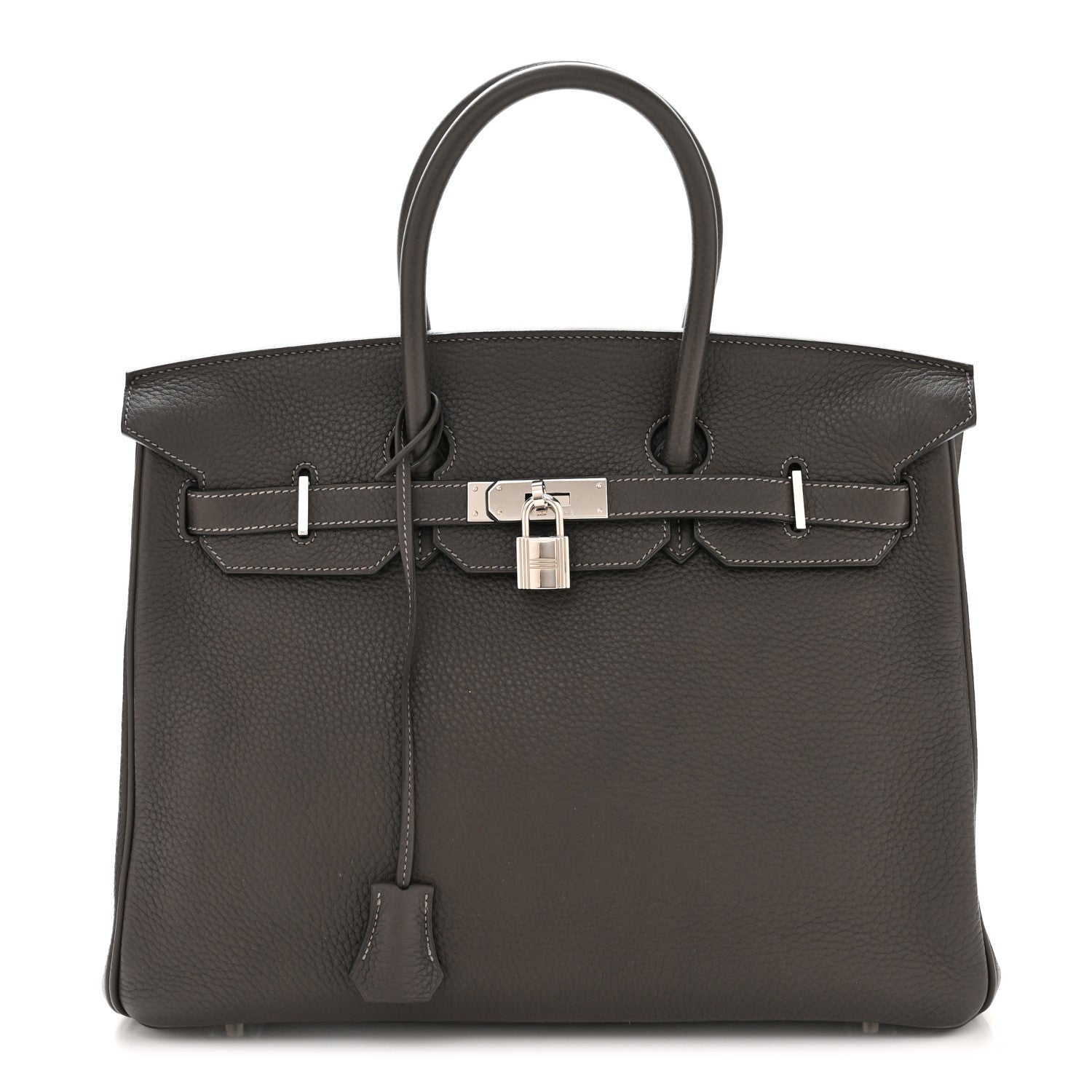 Hermes Taurillon Clemence Birkin 35 Graphite 1 of 10