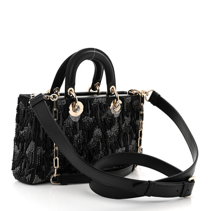 Christian Dior Sequins Beaded Fringe Lady D-Joy Black 3 of 11