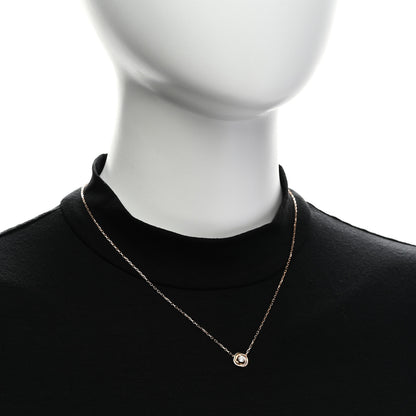 Cartier 18K Pink White Yellow Gold Diamond Trinity De Cartier Pendant Necklace 2 of 6