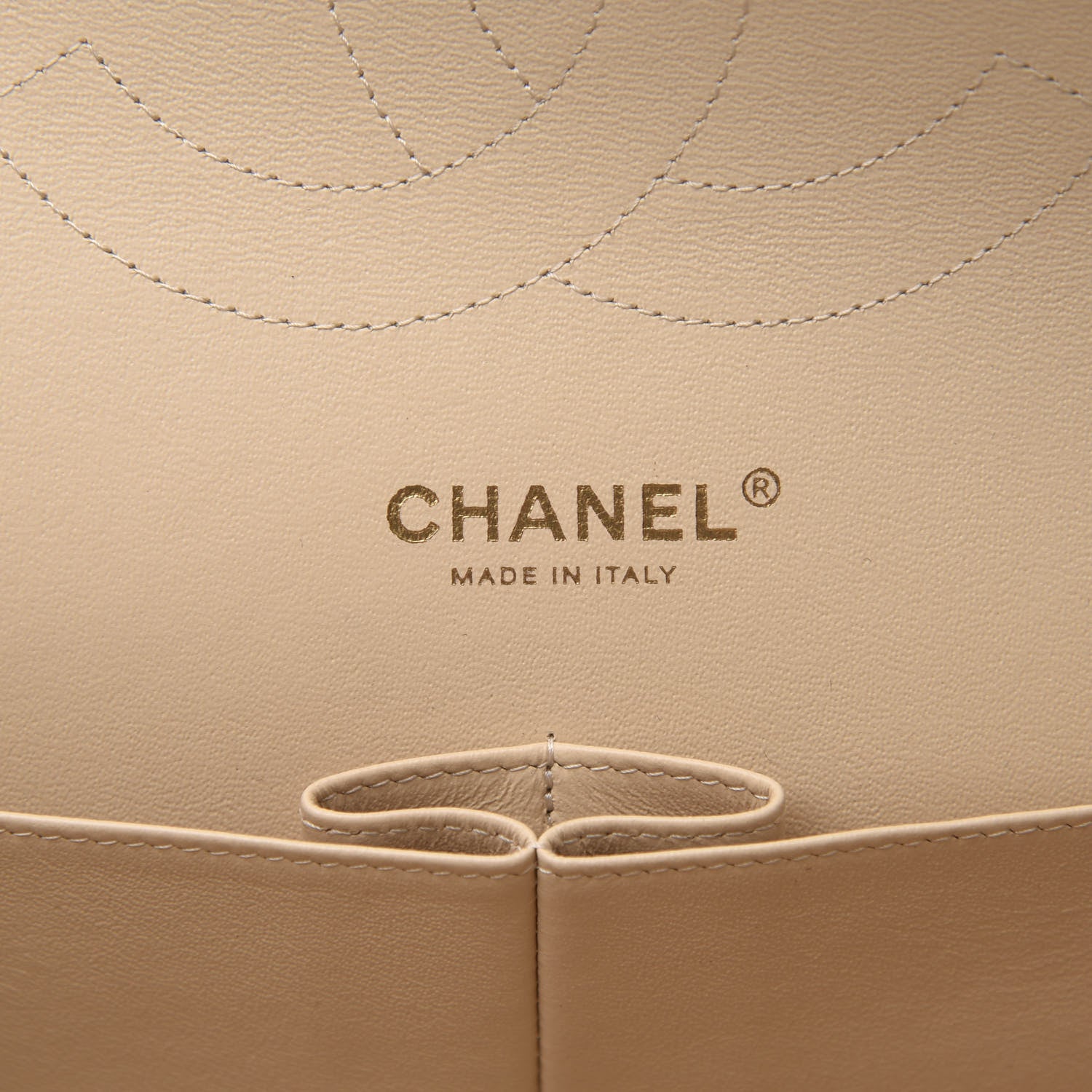 Chanel Lambskin Quilted Jumbo Double Flap Beige Clair 4 of 13