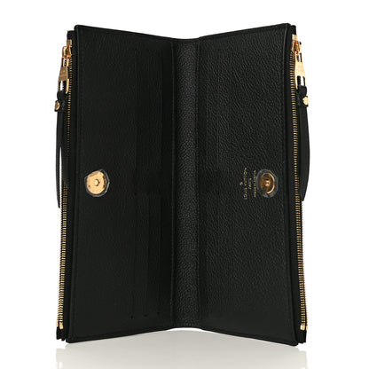 Louis Vuitton Empreinte Adele Wallet Black 5 of 12