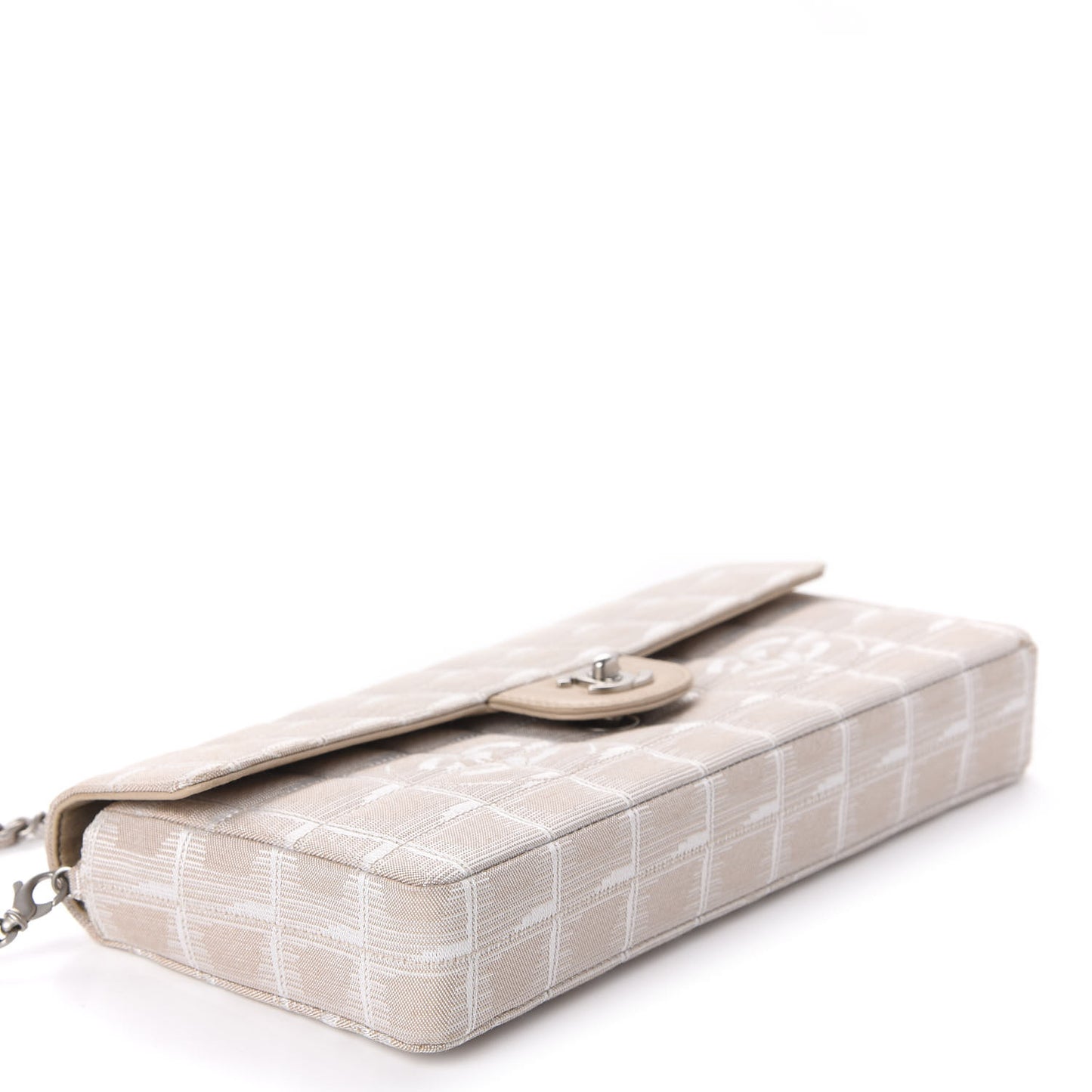 Nylon Travel East West Flap Beige