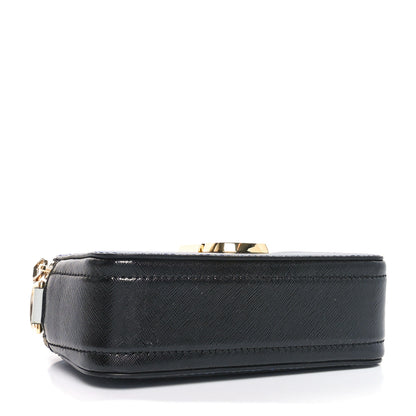 Marc Jacobs Metallic Saffiano Glitter Small Snapshot Camera Bag Blue Sea 4 of 9