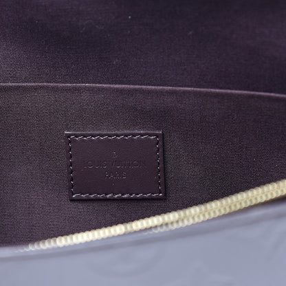 Louis Vuitton Vernis Pochette Felicie Chain Wallet Amarante 8 of 15