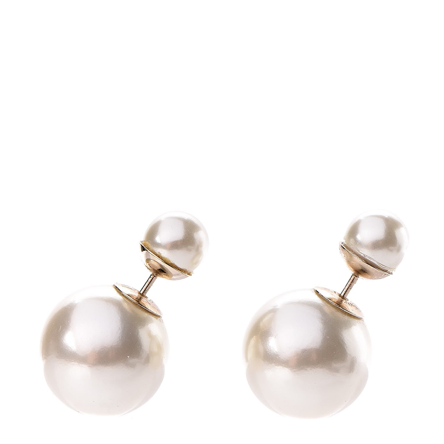 Christian Dior Pearl Mise En Dior Tribal Earrings 1 of 4