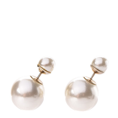 Christian Dior Pearl Mise En Dior Tribal Earrings 1 of 4