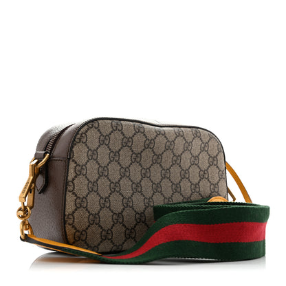 Gucci GG Supreme Monogram Web Neo Vintage Shoulder Bag Beige New Acero Crop 3 of 11