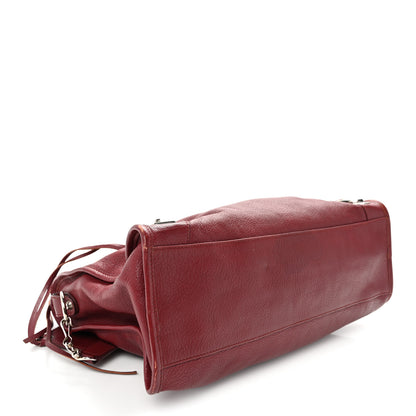 Balenciaga Chevre Silver Metallic Edge Hardware City Cassis 5 of 12