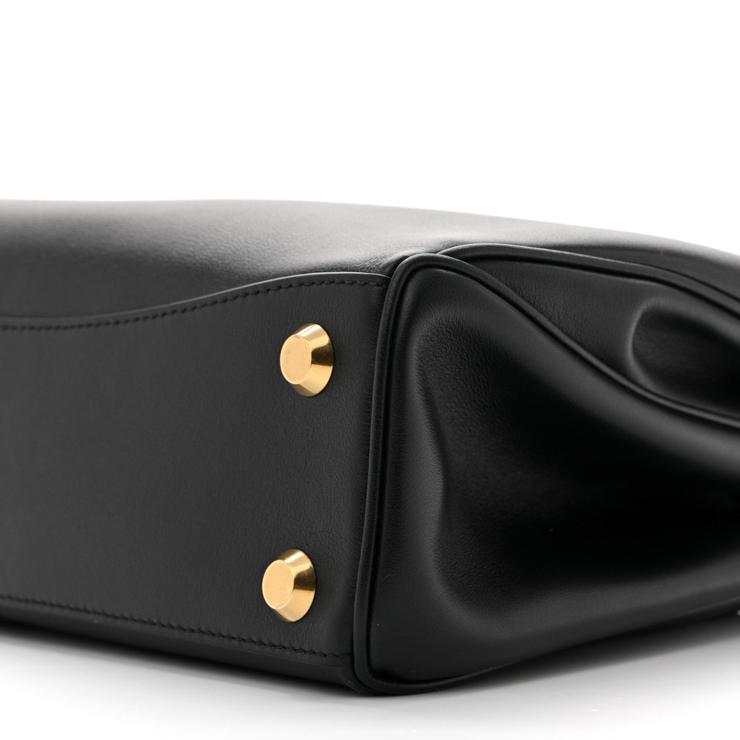 Balenciaga Natural Smooth Calfskin Small Rodeo Top Handle Handbag Black 10 of 12