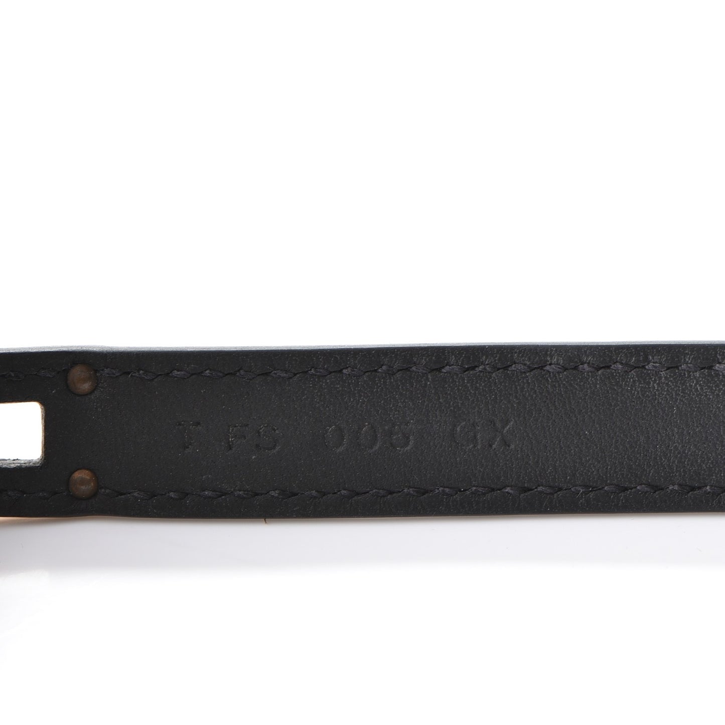 Epsom Kelly Double Tour Bracelet M Black