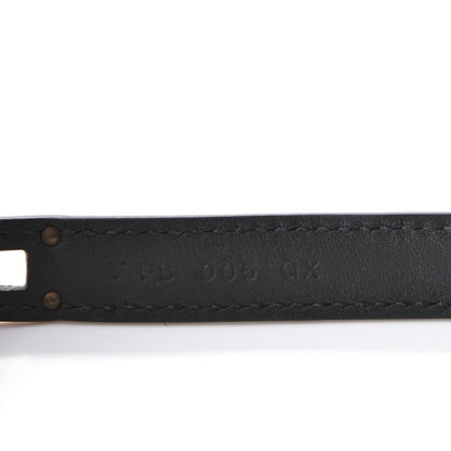 Hermes Epsom Kelly Double Tour Bracelet M Black 6 of 8