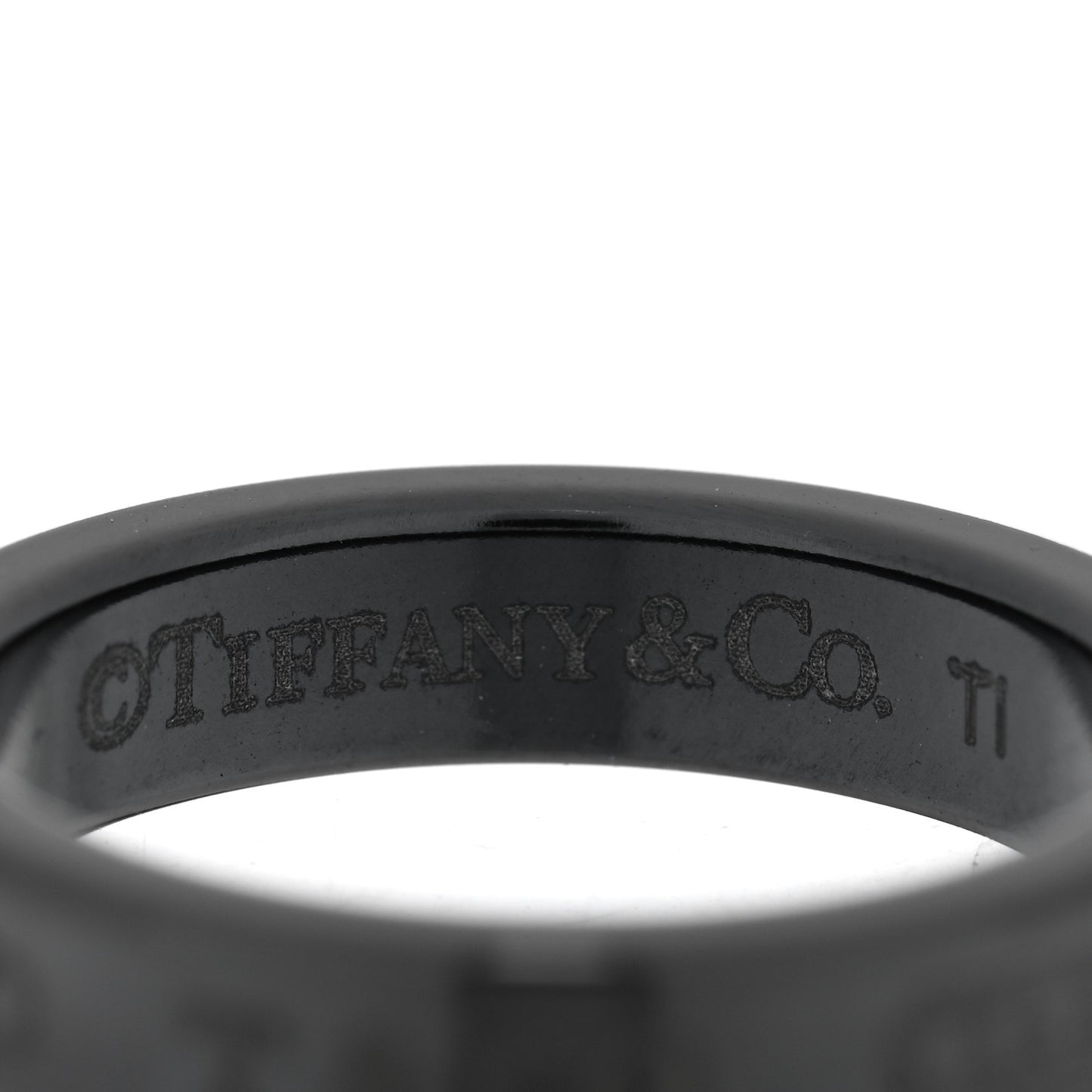 Titanium 1837 Narrow Band Ring 49 5