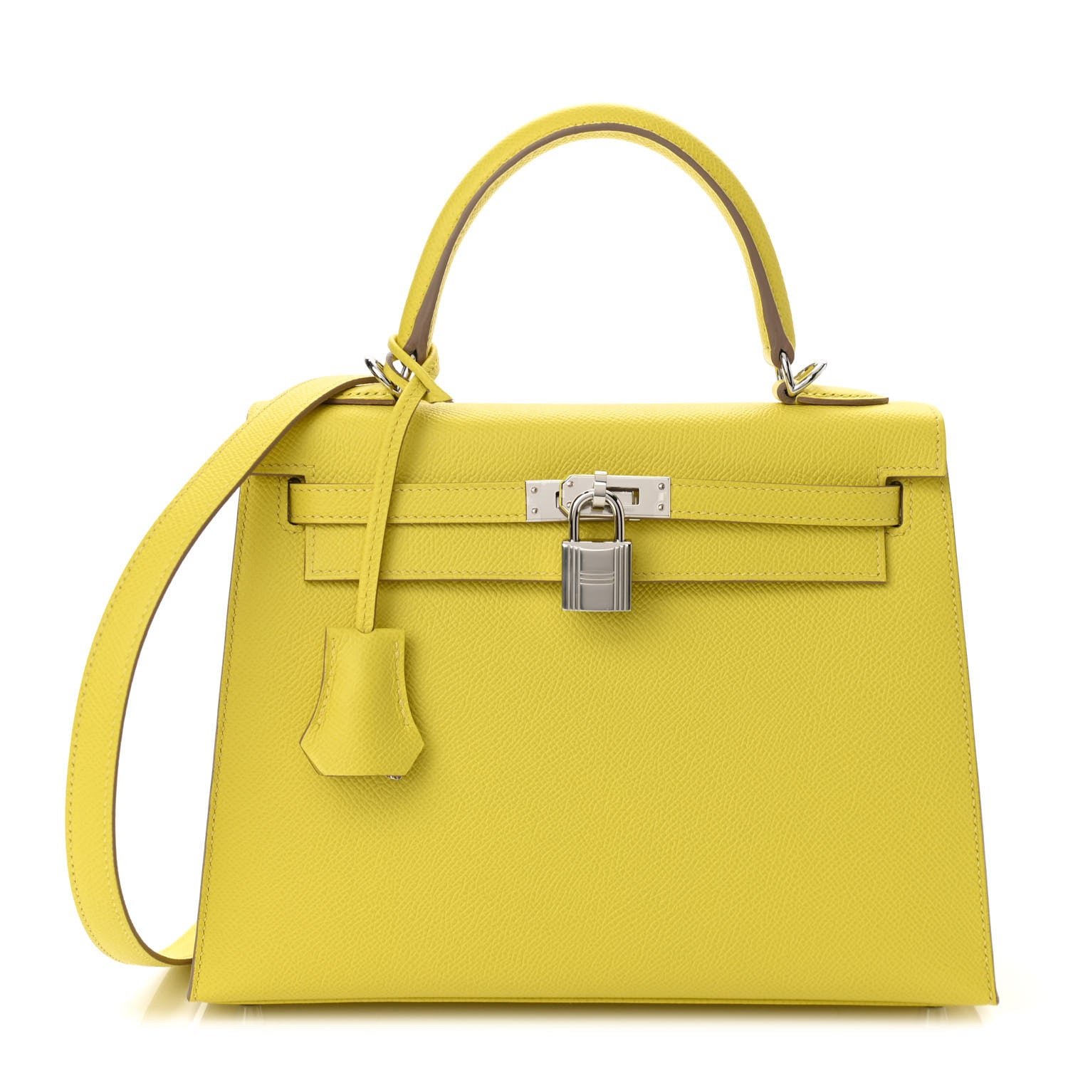 Hermes Epsom Kelly Sellier 25 Lime 1 of 11
