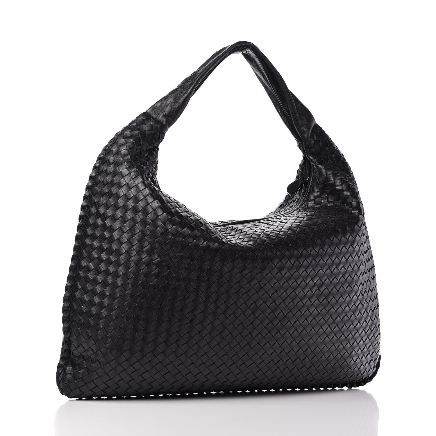 Bottega Veneta Nappa Intrecciato Maxi Veneta Hobo Black 3 of 9