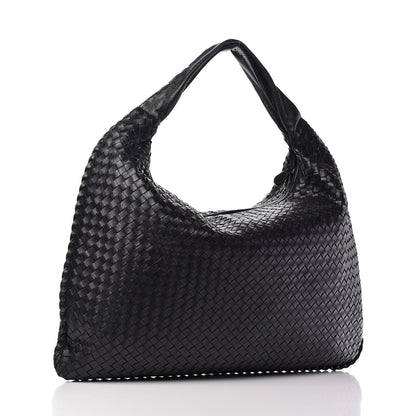 Bottega Veneta Nappa Intrecciato Maxi Veneta Hobo Black 3 of 9