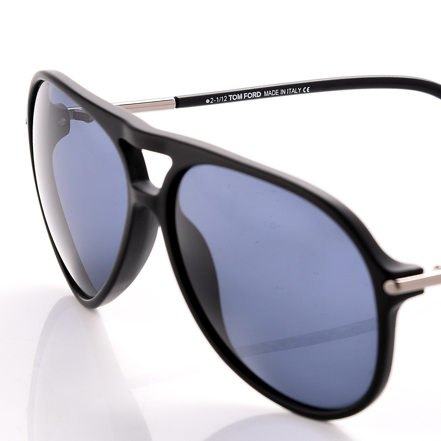 Tom Ford Matteo Aviator Sunglasses TF254 Black 5 of 9
