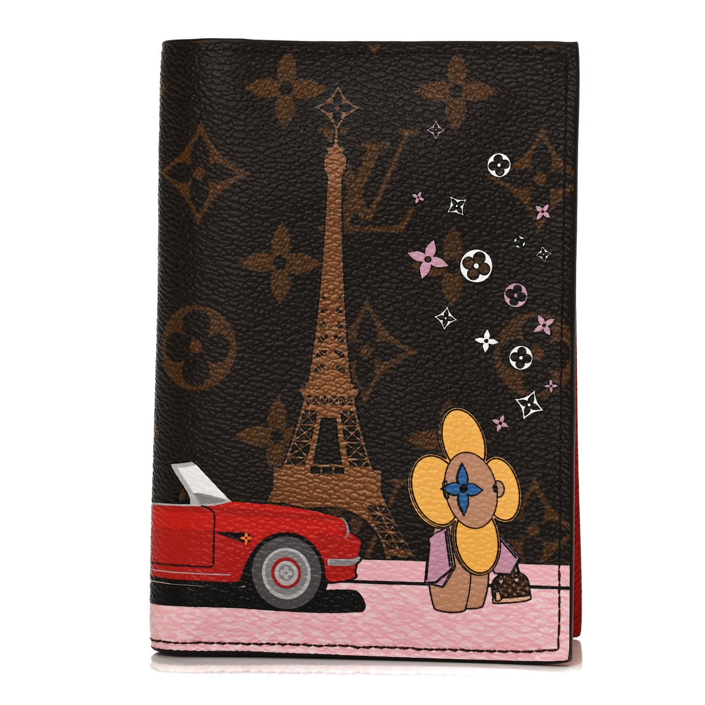 Monogram 2019 Christmas Animation Passport Cover Rouge