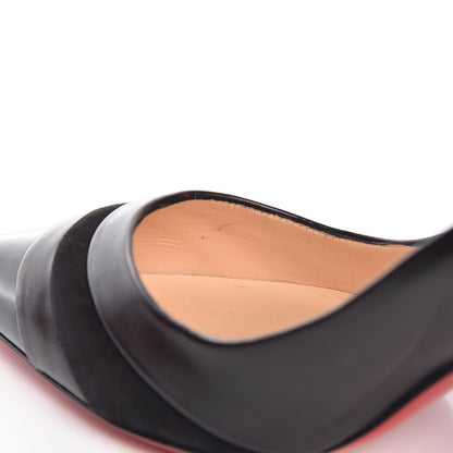 Christian Louboutin Nappa Patent Veau Velours Eklectica 85 Pumps 39 Black 8 of 8