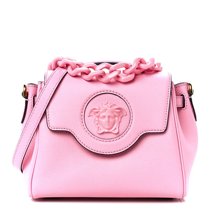 Versace Grained Calfskin Small La Medusa Bag Pink 1 of 11