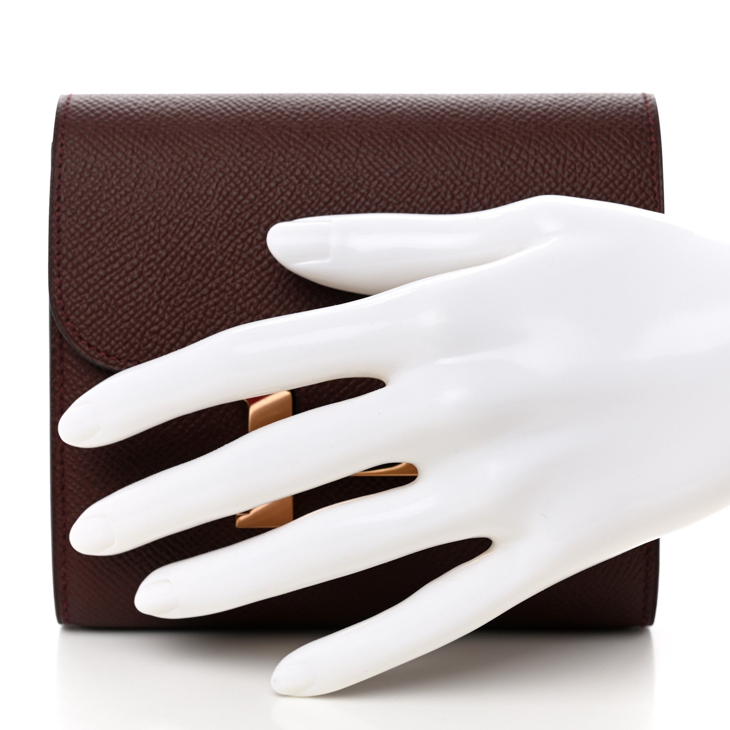 Hermes Epsom Constance Short Wallet Bordeaux 2 of 7