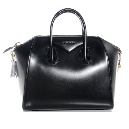 Givenchy Shiny Lord Calfskin Medium Antigona Black 1 of 7