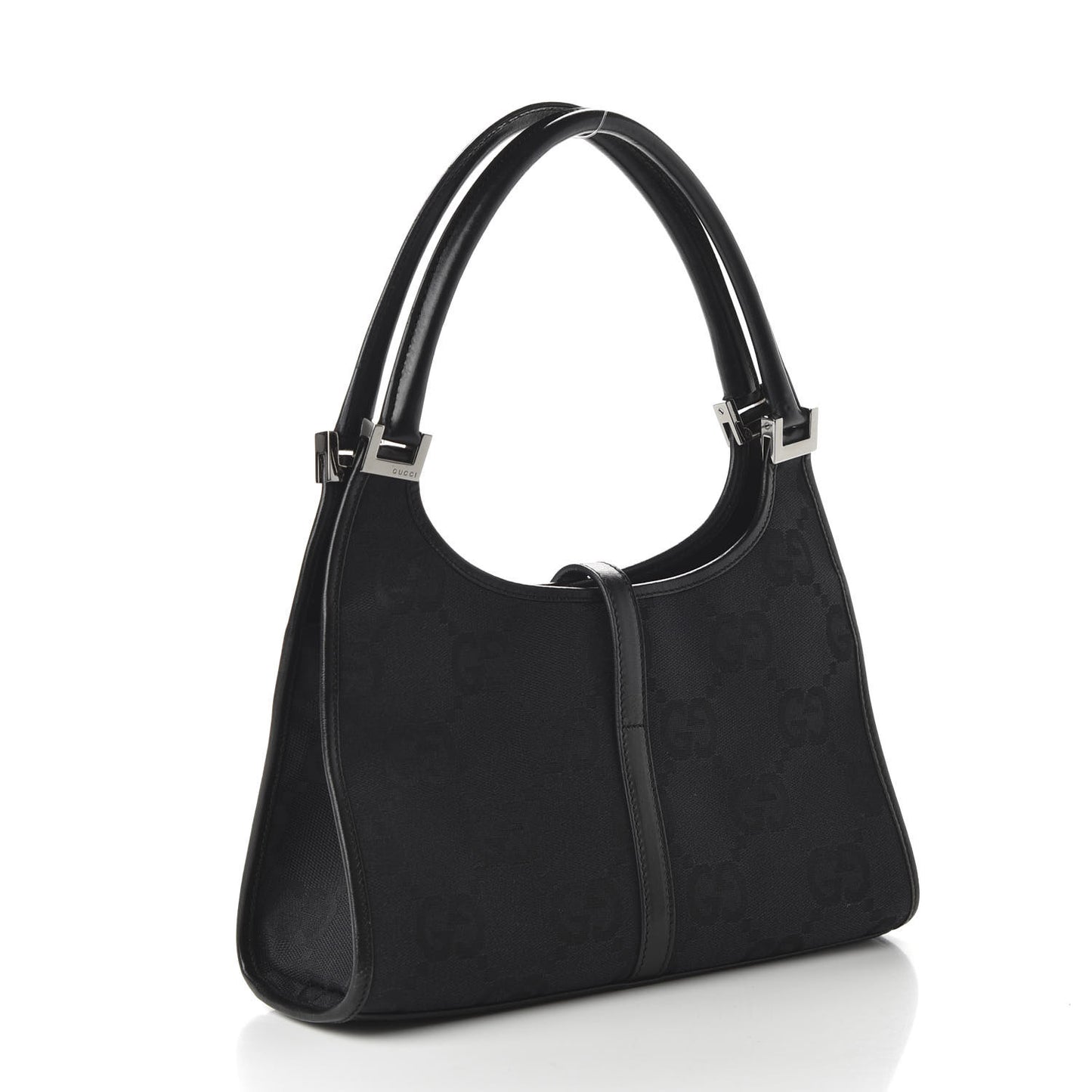 Monogram Jackie Shoulder Bag Black