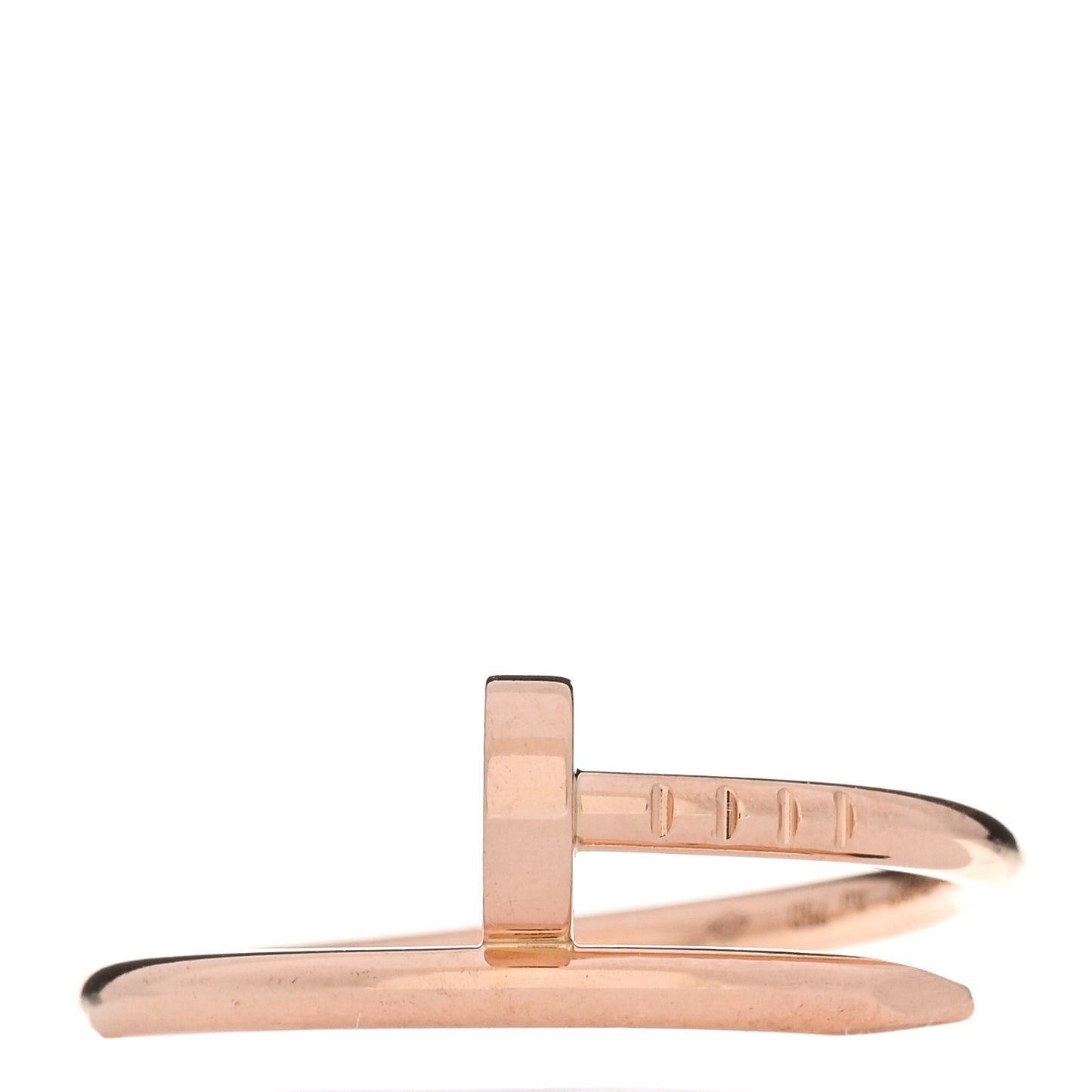 18K Pink Gold Small Juste Un Clou Ring 54 6.75