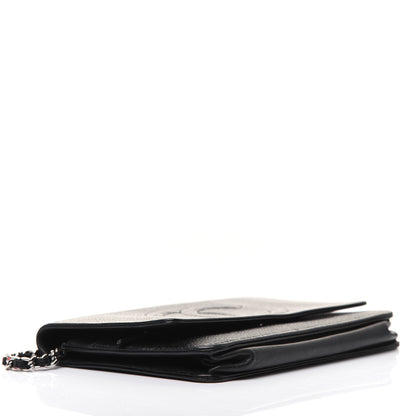 Chanel Caviar Timeless CC Wallet On Chain WOC Black 4 of 15