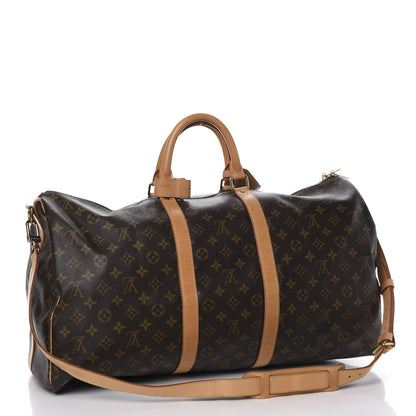 Louis Vuitton Monogram Keepall Bandouliere 55 2 of 14