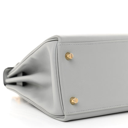 Hermes Evercolor Kelly Retourne 28 Bleu Glacier 9 of 12