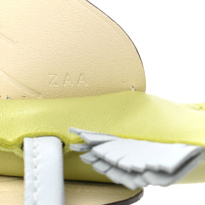 Hermes Milo Lambskin Grigri Rodeo Pegase Horse Bag Charm PM Jaune Bourgeon Bleu Brume Nata 3 of 5