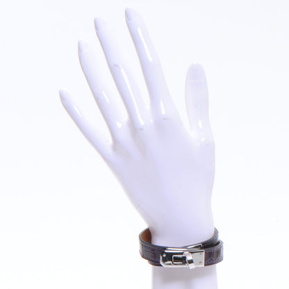 Hermes Shiny Alligator Kelly Double Tour Bracelet Small Amethyst 2 of 8