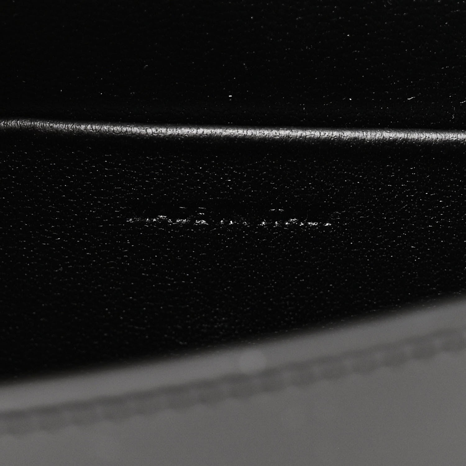 Celine Shiny Calfskin Triomphe Chain Shoulder Bag Black 7 of 10