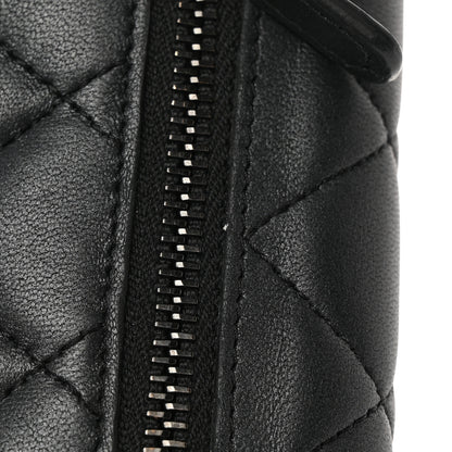 Chanel Lambskin Quilted Compact Flap Wallet So Black 11 of 12